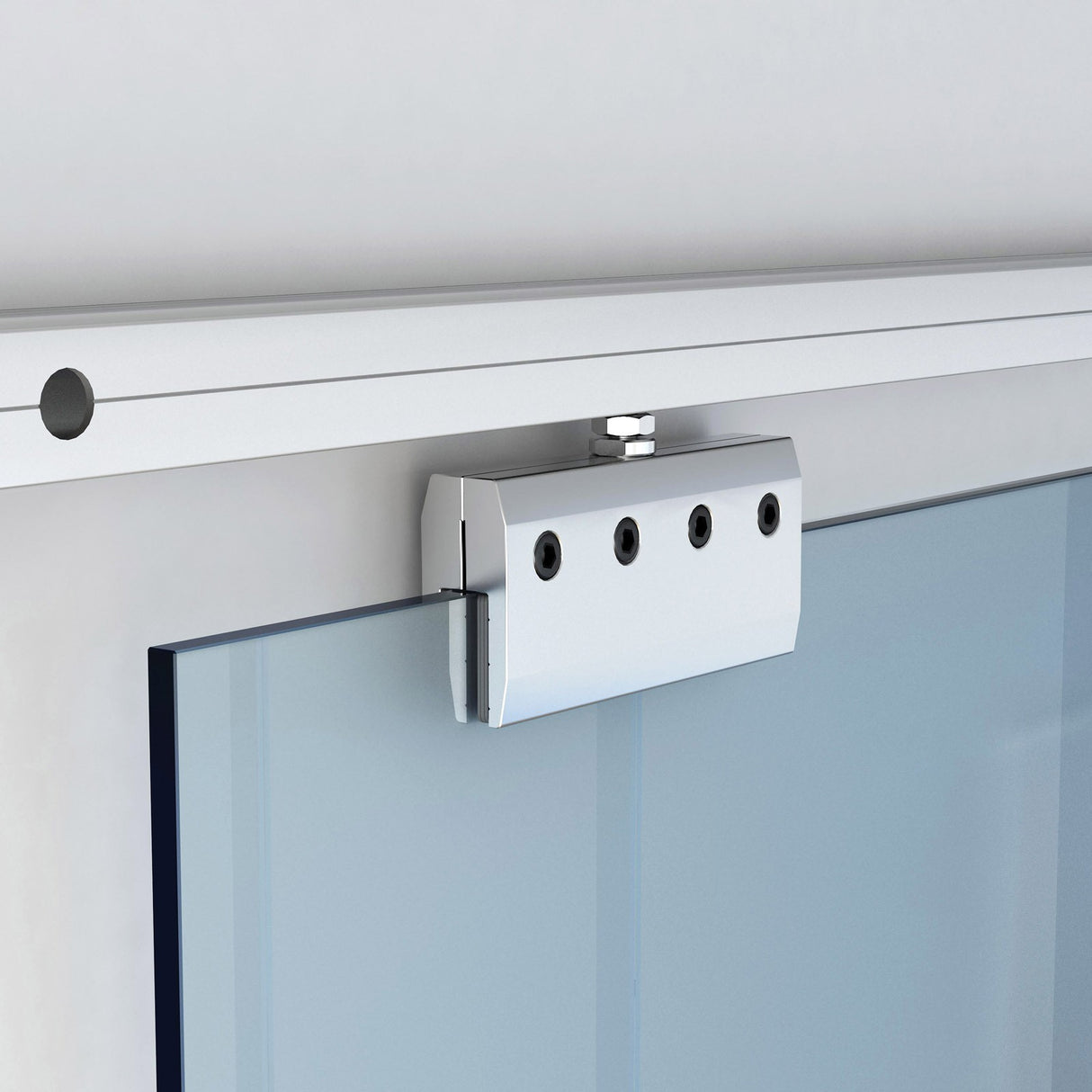 easycomfort easycomfort porta scorrevole interna in vetro smerigliato e satinato con binario b2 e maniglia per bagno cucina studio vetro 205x 102 5x 08cm ean 8055776910413