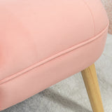 easycomfort easycomfort sedia moderna per soggiorno e sala da pranzo con seduta imbottita e tessuto vellutato 60x66x79 cm rosa