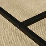 easycomfort easycomfort set tavolo alto con 4 sgabelli stile industriale in metallo e legno rovere chiaro