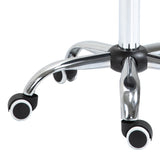 easycomfort easycomfort sgabello da lavoro a sella con ruote e altezza regolabile per negozi parrucchiere e tattoo 52x53x49 61cm grigio ean 8054111842389