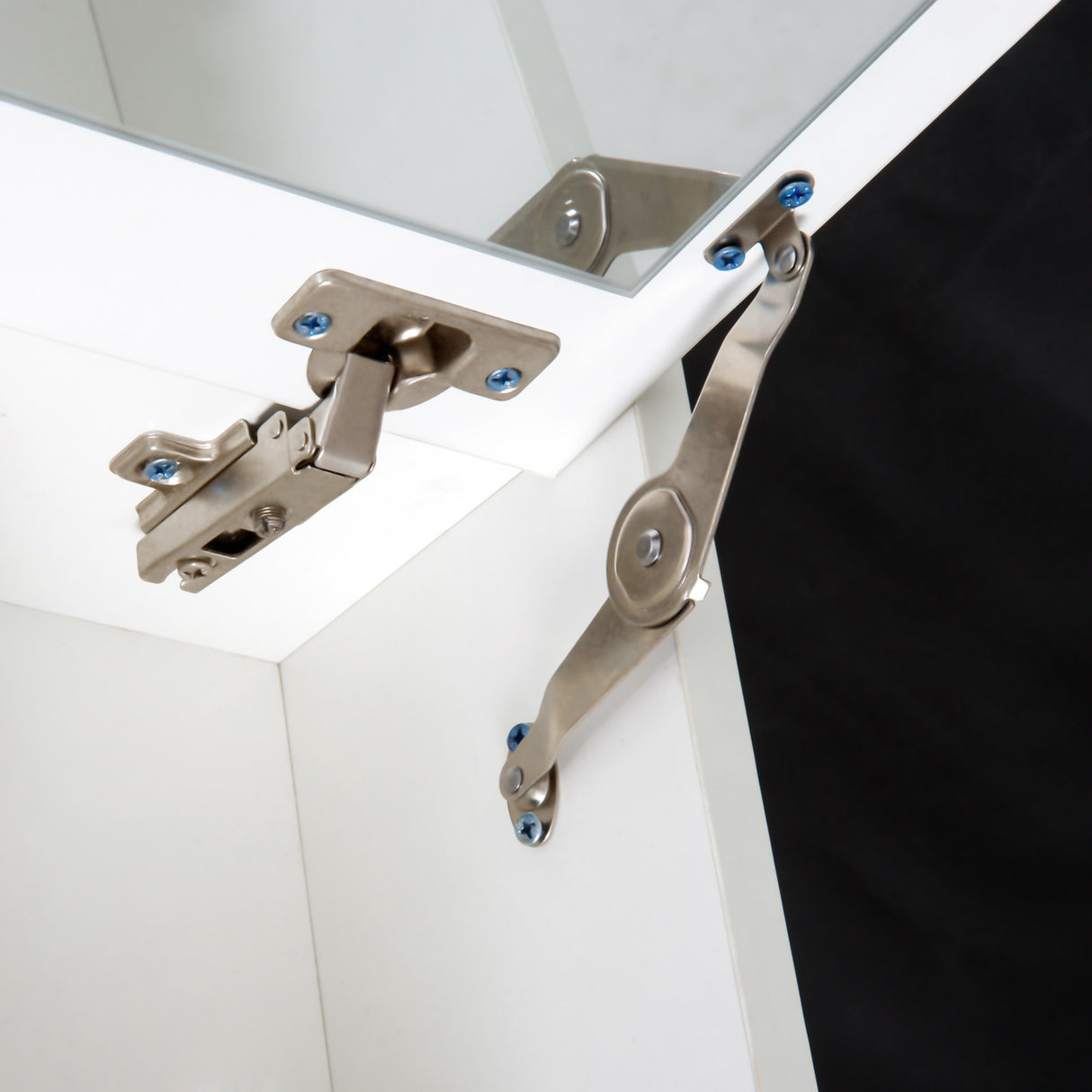 easycomfort easycomfort tavolo da trucco con specchio richiudibile tavolo da trucco moderno con sgabello vano contenitore 10 scomparti mdf bianco 60 2 x 40 2 x 79cm ean 8054144132143