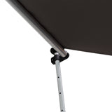 easycomfort easycomfort tenda da sole 3x1 5 m a bracci con manovella struttura telescopica in metallo e parasole in poliestere