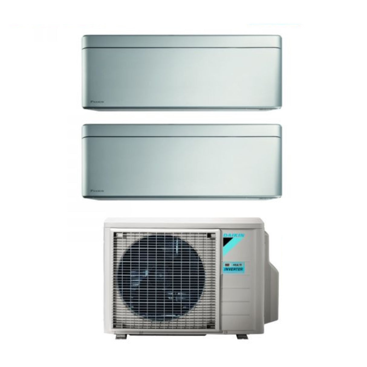 immagine-1-daikin-area-occasioni-climatizzatore-condizionatore-daikin-bluevolution-dual-split-inverter-serie-stylish-total-silver-912-con-2mxm40mn-r-32-wi-fi-integrato-900012000-colore-grigio-garanzia-italiana-ean-8059657008565