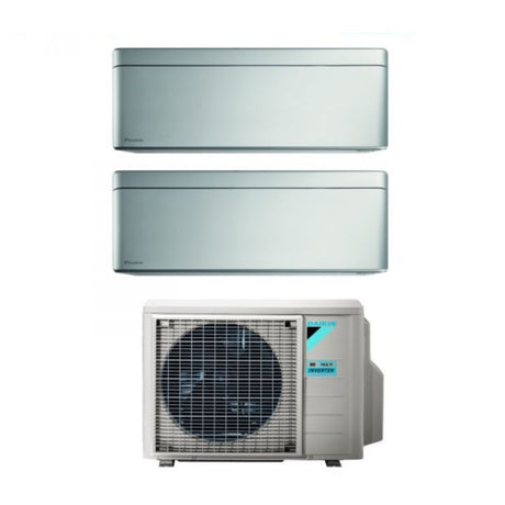 immagine-1-daikin-climatizzatore-condizionatore-daikin-bluevolution-dual-split-inverter-serie-stylish-total-silver-1515-con-2mxm50a-r-32-wi-fi-integrato-1500015000-colore-grigio-garanzia-italiana-ean-8059657008411
