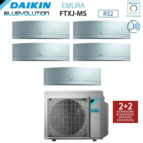 immagine-1-daikin-climatizzatore-condizionatore-daikin-bluevolution-penta-split-inverter-serie-emura-silver-77799-con-5mxm90n-r-32-wi-fi-integrato-70007000700090009000-colore-argento-garanzia-italiana