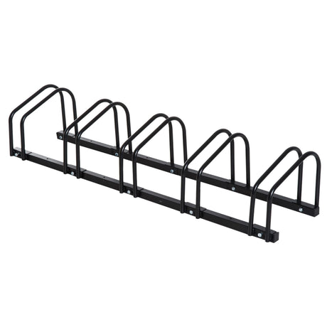 immagine-1-easycomfort-easycomfort-rastrelliera-portabici-parcheggio-per-5-biciclette-130-33-27cm-nero-ean-8054111841818
