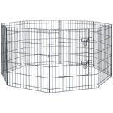 immagine-1-easycomfort-easycomfort-recinto-per-cani-gatti-cuccioli-roditori-recinzione-rete-gabbia-8-pezzi-76-x-61cm-nero-ean-8054111843324