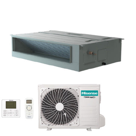 immagine-1-hisense-climatizzatore-condizionatore-hisense-inverter-canalizzato-canalizzabile-36000-btu-aud105ux4rdh5-r-32-wi-fi-optional-con-telecomando-di-serie-e-cablato-novita