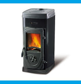 immagine-1-la-nordica-stufa-a-legna-in-acciaio-e-ghisa-fuoco-continuo-la-nordica-extraflame-mod-super-max-6-kw-verde