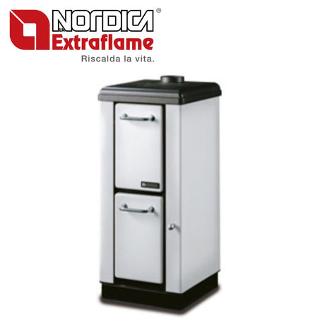 immagine-1-la-nordica-stufa-a-legna-la-nordica-extraflame-modello-mignon-4-kw-bianca-in-acciaio-e-ghisa
