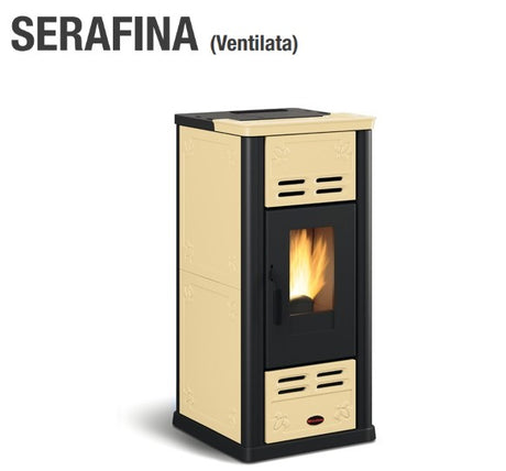 immagine-1-la-nordica-stufa-a-pellet-la-nordica-extraflame-modello-serafina-71-kw-colore-pergamena-telecomando-optional