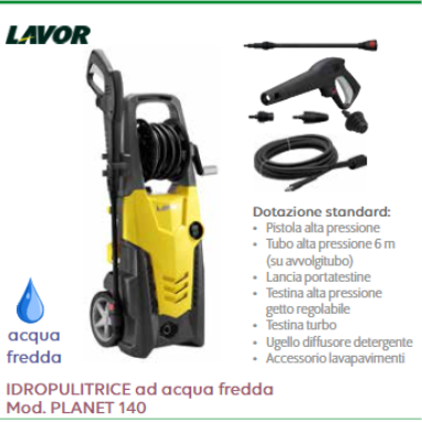 immagine-1-lavor-idropulitrice-lavor-1900w-140bar-75ltm-planet-140-95455