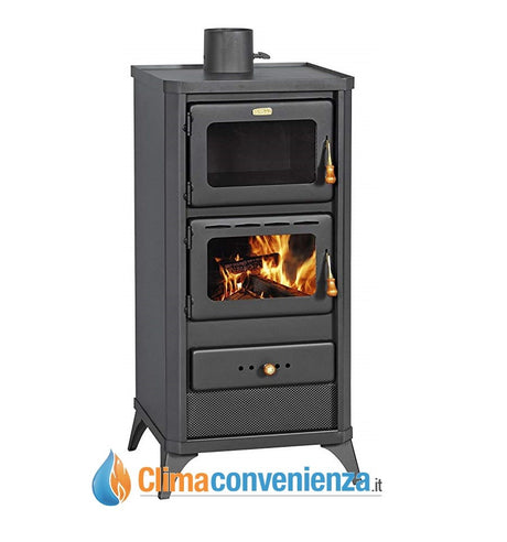 immagine-1-prity-stufa-a-legna-con-forno-fime-1216-kw-acciaio-nero-antracite