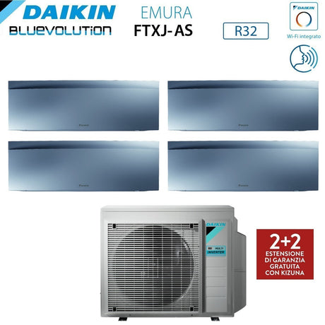 immagine-2-daikin-climatizzatore-condizionatore-daikin-bluevolution-quadri-split-inverter-serie-emura-silver-iii-77715-con-4mxm80n-r-32-wi-fi-integrato-70007000700015000-colore-argento-garanzia-italiana