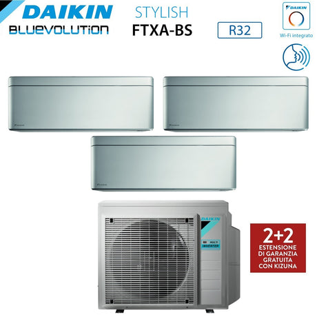 immagine-2-daikin-climatizzatore-condizionatore-daikin-bluevolution-trial-split-inverter-serie-stylish-total-silver-9915-con-3mxm68n-r-32-wi-fi-integrato-9000900015000-colore-grigio-garanzia-italiana