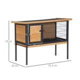 immagine-2-easycomfort-easycomfort-conigliera-da-esterno-in-legno-gabbia-per-1-2-conigli-roditori-cincilla-o-porcellini-dindia-91-5x45x70cm-ean-8055776914039