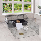 immagine-2-easycomfort-easycomfort-gabbia-per-conigli-cincilla-porcellini-dindia-e-roditori-per-interni-in-metallo-nero-88x128-5x56cm