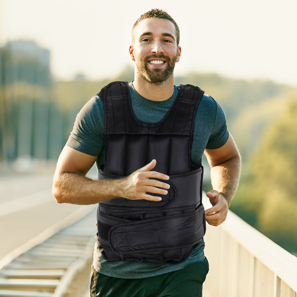 immagine-2-easycomfort-easycomfort-giubbotto-zavorrato-20kg-unisex-38-pesi-singoli-imbottitura-chiusure-con-velcro-nero-ean-8054111840569