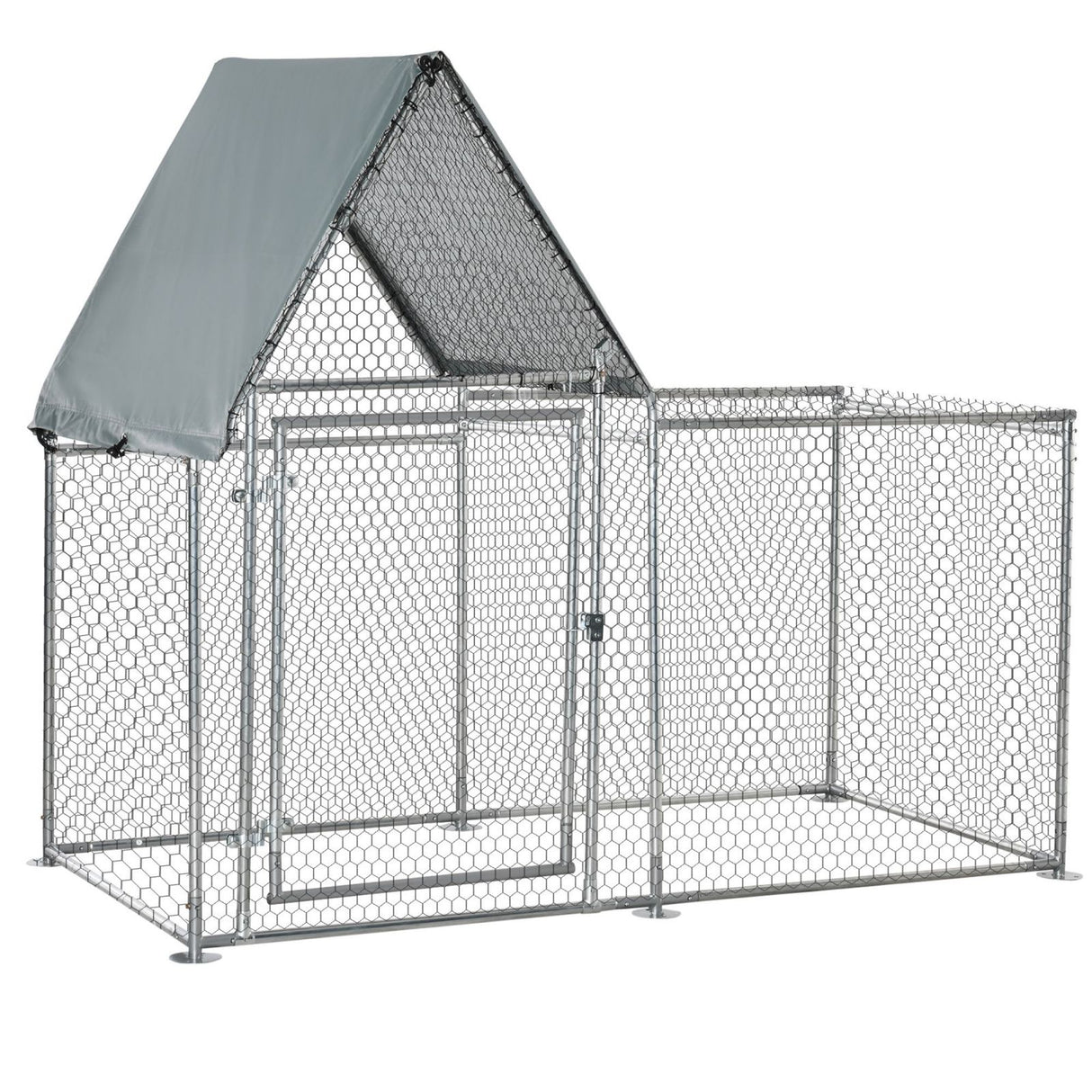 immagine-2-easycomfort-easycomfort-recinto-per-galline-in-acciaio-galvanizzato-con-telo-di-protezione-in-oxford-200x105x172cm-argento