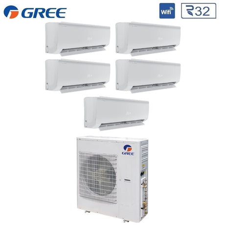 immagine-2-gree-climatizzatore-condizionatore-gree-penta-split-inverter-serie-bora-plus-99121212-con-gwhd42nk6lo-r-32-wi-fi-optional-90009000120001200012000