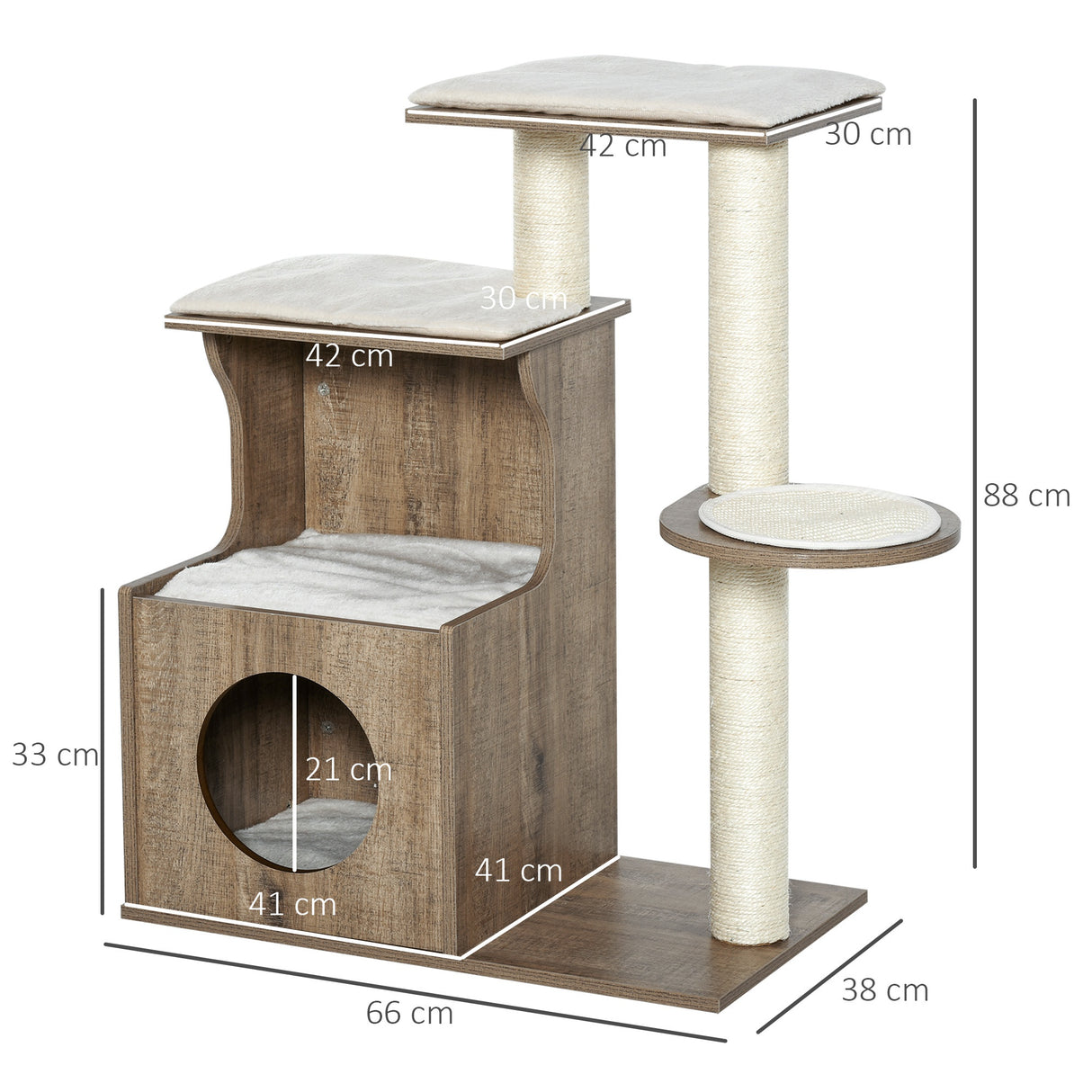 immagine-3-easycomfort-easycomfort-albero-tiragraffi-per-gatti-adulti-castello-per-gatti-con-cuccia-casetta-in-legno-pali-in-corda-sisal-e-cuscini-rimovibili-color-caffe-chiaro-66x38x88cm-ean-8054144138220