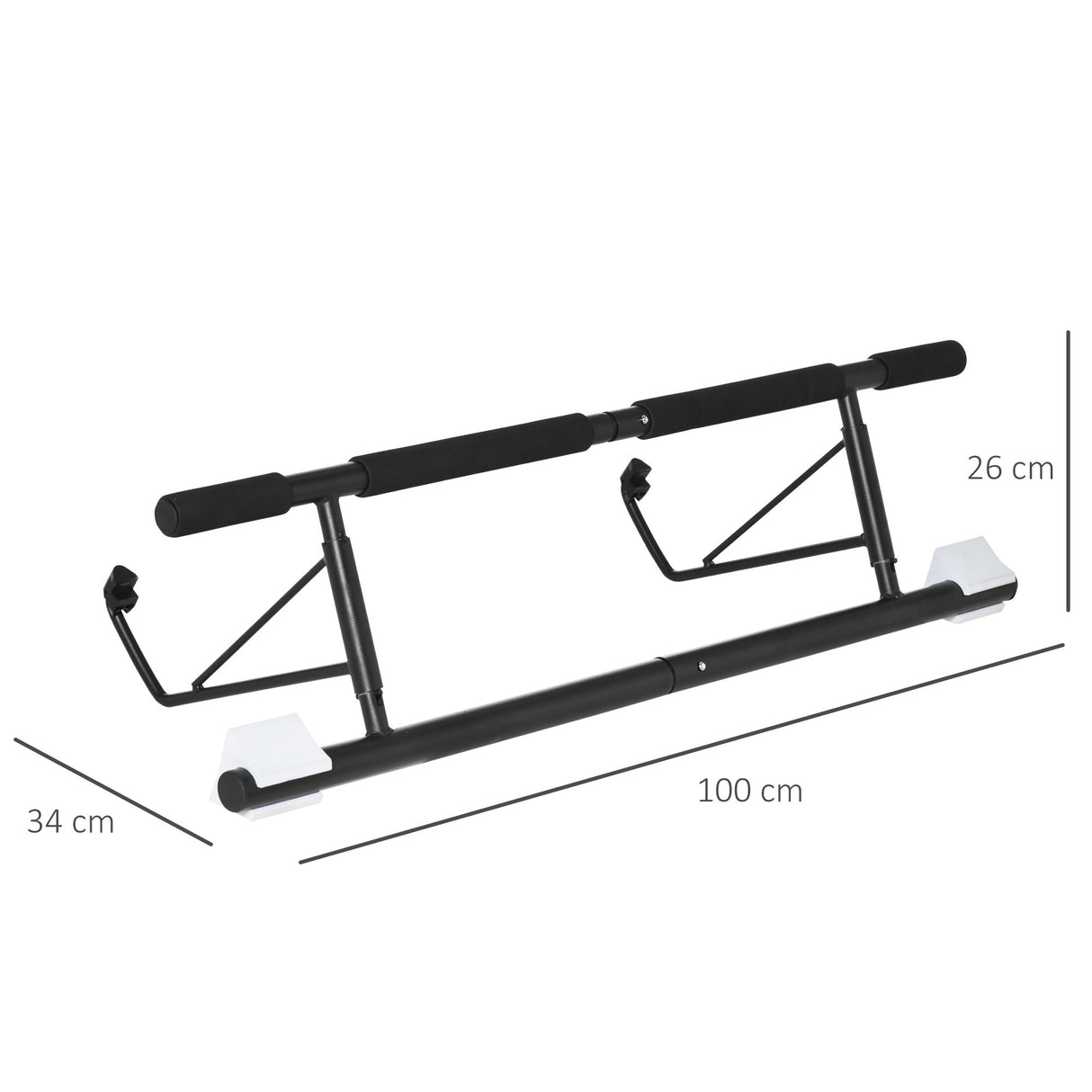 immagine-3-easycomfort-easycomfort-barra-per-trazioni-pieghevole-per-porte-75-95cm-con-installazione-senza-viti-in-acciaio-nero