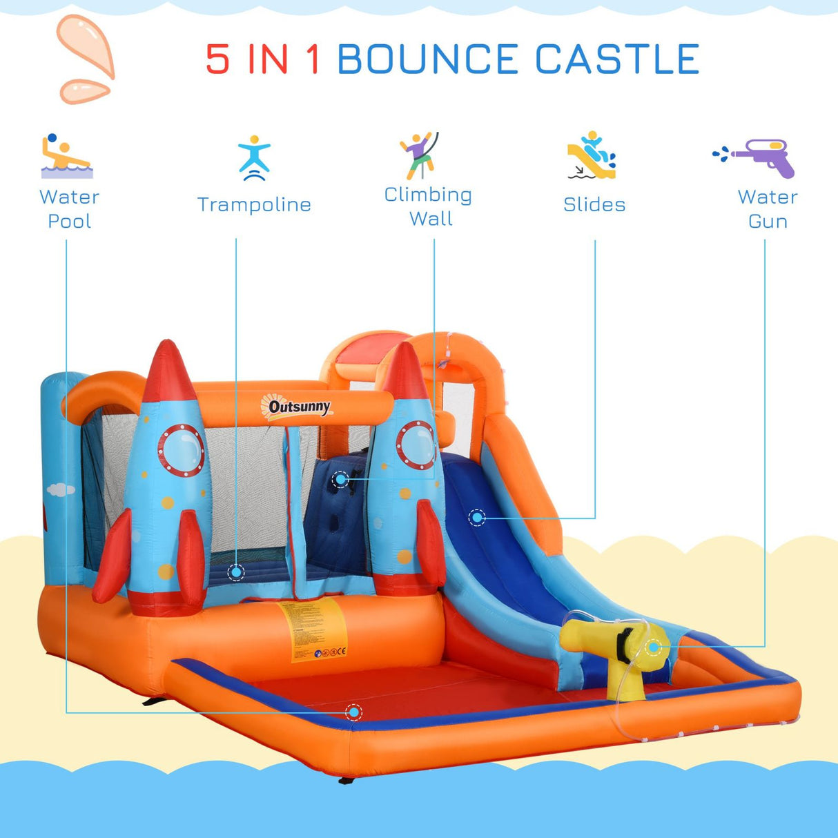 immagine-3-easycomfort-easycomfort-castello-gonfiabile-per-bambini-piscina-con-scivolo-e-trampolino-pompa-elettrica-350x250x185cm-multicolore-ean-8055776912417