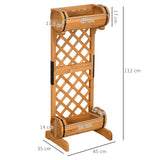 immagine-3-easycomfort-easycomfort-fioriera-da-esterno-a-mezza-botte-in-legno-di-abete-marrone-con-grigliato-per-rampicanti-45x35x112-cm