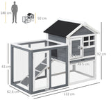 immagine-3-easycomfort-easycomfort-gabbia-per-conigli-porcellini-dindia-e-roditori-da-esterno-in-legno-grigio-e-bianco-122x62-6x92cm-ean-8055776912349