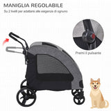immagine-3-easycomfort-easycomfort-passeggino-per-cani-di-taglia-medio-grande-fino-a-55kg-in-acciaio-e-tessuto-oxford-nero-e-grigio