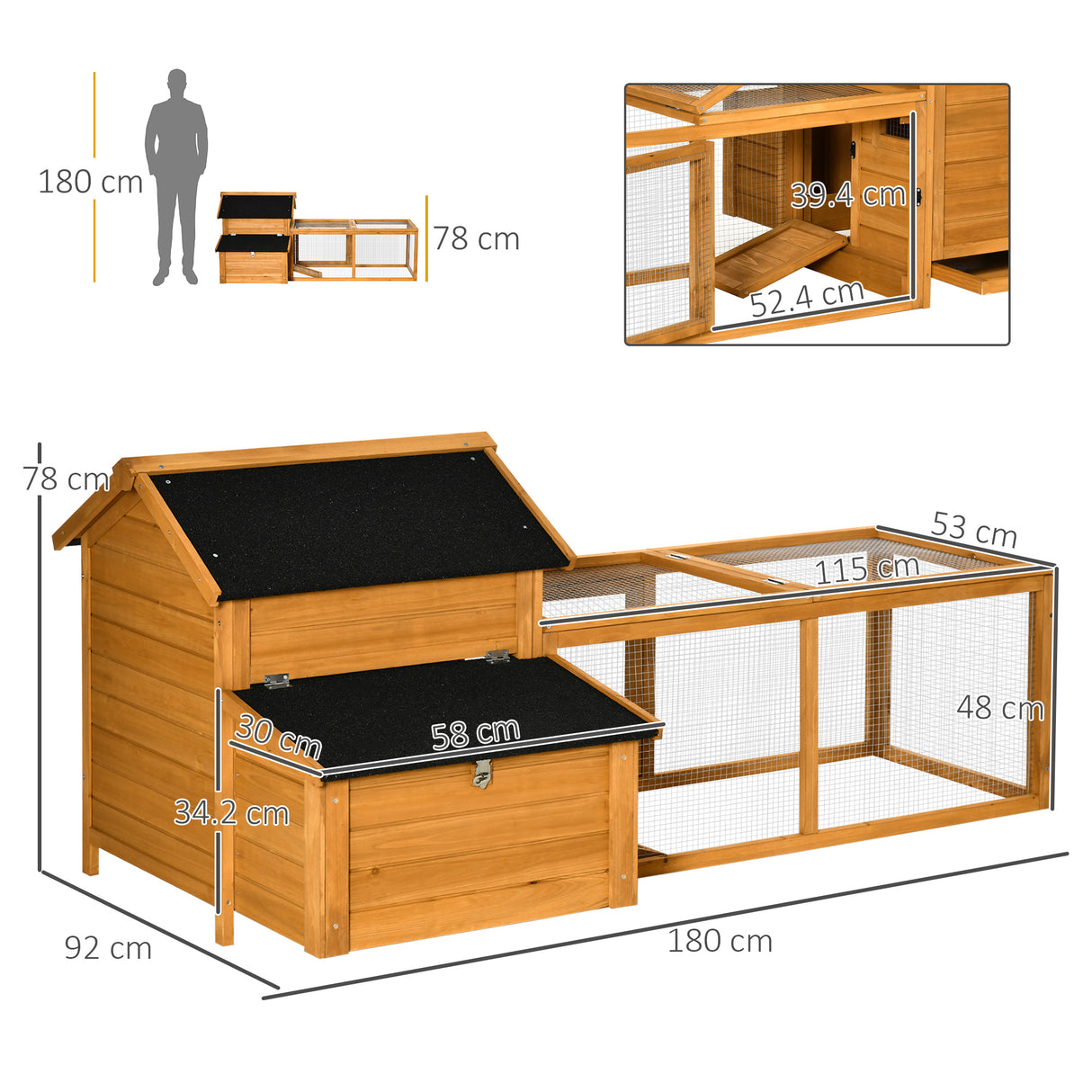 immagine-3-easycomfort-easycomfort-pollaio-per-galline-con-casetta-area-di-corsa-e-di-cova-e-vassoio-estraibile-in-legno-180x92x78cm
