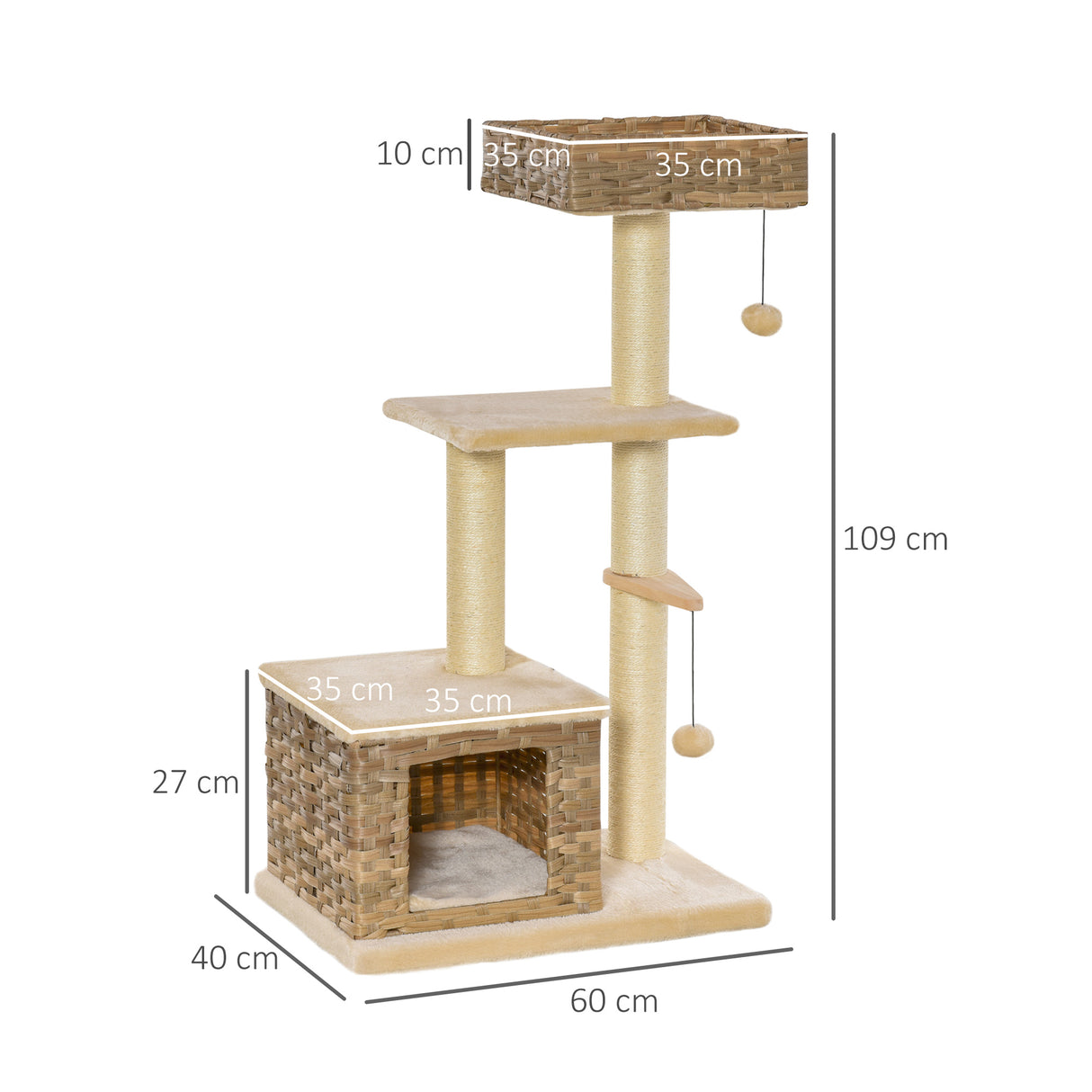 immagine-3-easycomfort-easycomfort-tiragraffi-a-colonna-da-109cm-per-gatti-fino-a-5kg-con-cuccia-giochi-e-pali-in-corda-beige-60x40x109cm-ean-8055776912288