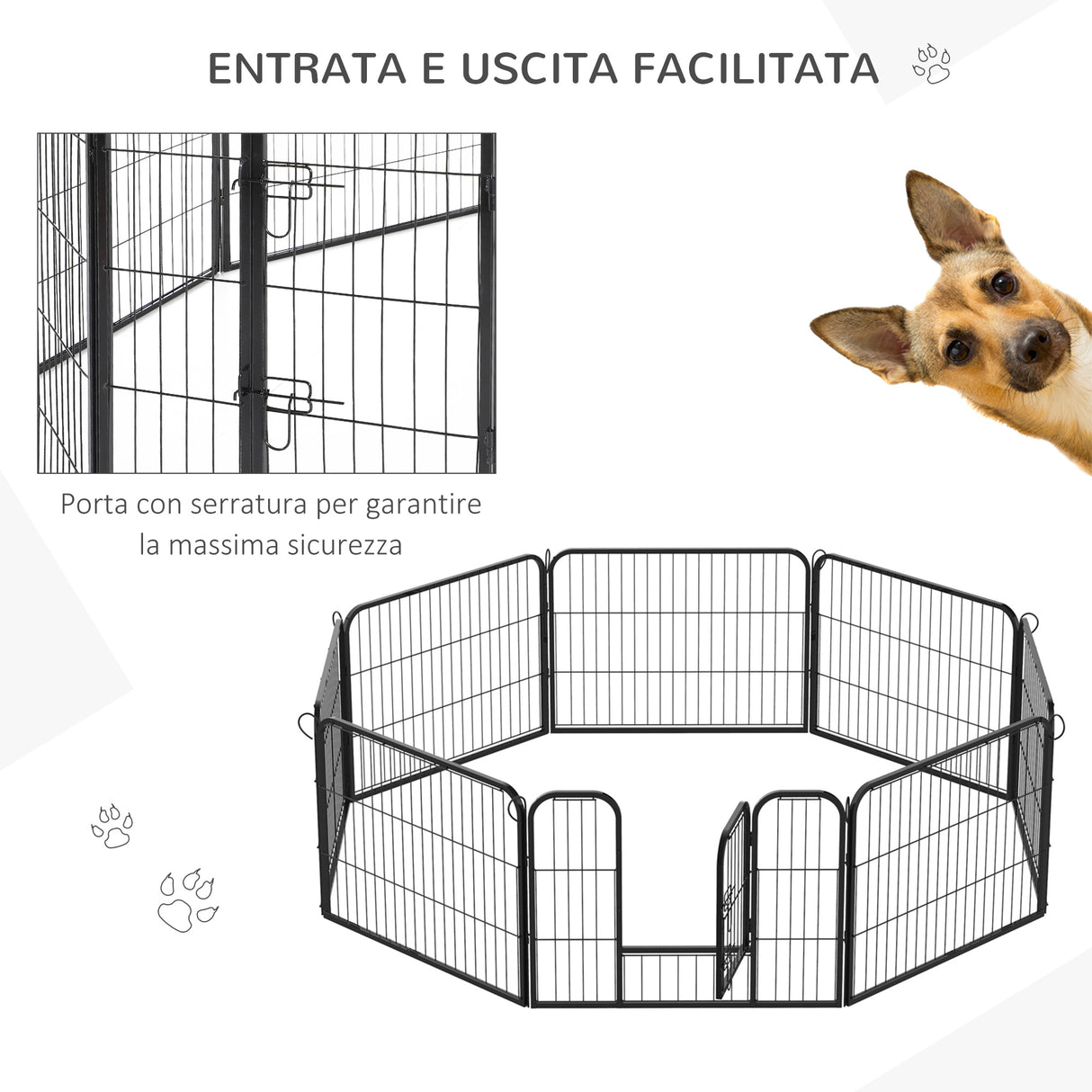 immagine-4-easycomfort-easycomfort-recinto-recinzione-box-per-animali-cani-gatti-cuccioli-roditori-rete-gabbia-di-ferro-per-esterno-giardino-80x60cm-8pz-ean-8054144135946