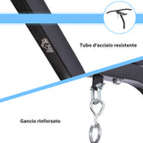 immagine-4-easycomfort-easycomfort-staffa-di-supporto-per-sacco-da-boxe-con-barra-per-trazioni-93x47x51cm-nero