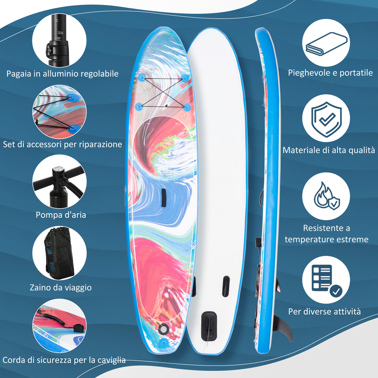 immagine-4-easycomfort-easycomfort-sup-gonfiabile-con-pagaia-zaino-di-trasporto-e-accessori-300x76x15cm-blu-e-bianco
