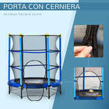 immagine-4-easycomfort-easycomfort-tappeto-elastico-per-bambini-3-6-anni-con-rete-bordo-imbottito-e-corde-elastiche-trampolino-da-giardino-140x160cm-blu-e-nero