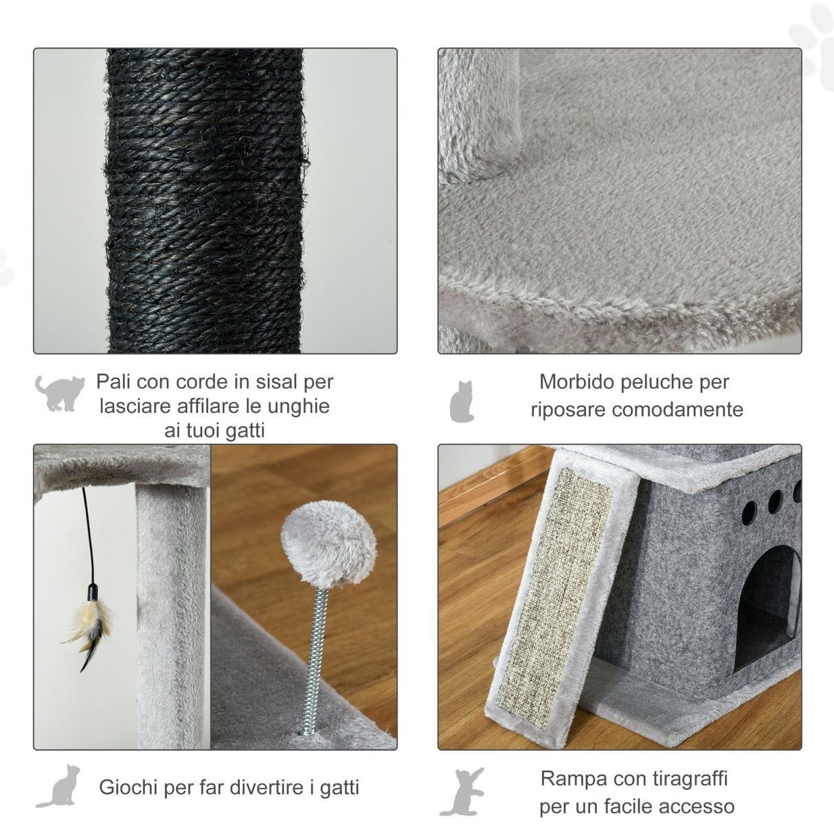 immagine-4-easycomfort-easycomfort-tiragraffi-a-soffitto-multilivello-per-gatti-con-corde-in-sisal-piattaforme-e-casette-60x40x225-255cm-grigio