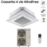 immagine-4-samsung-climatizzatore-condizionatore-samsung-inverter-cassetta-4-vie-windfree-48000-btu-ac140nn4dkh-trifase-con-telecomando-wireless-e-pannello-incluso