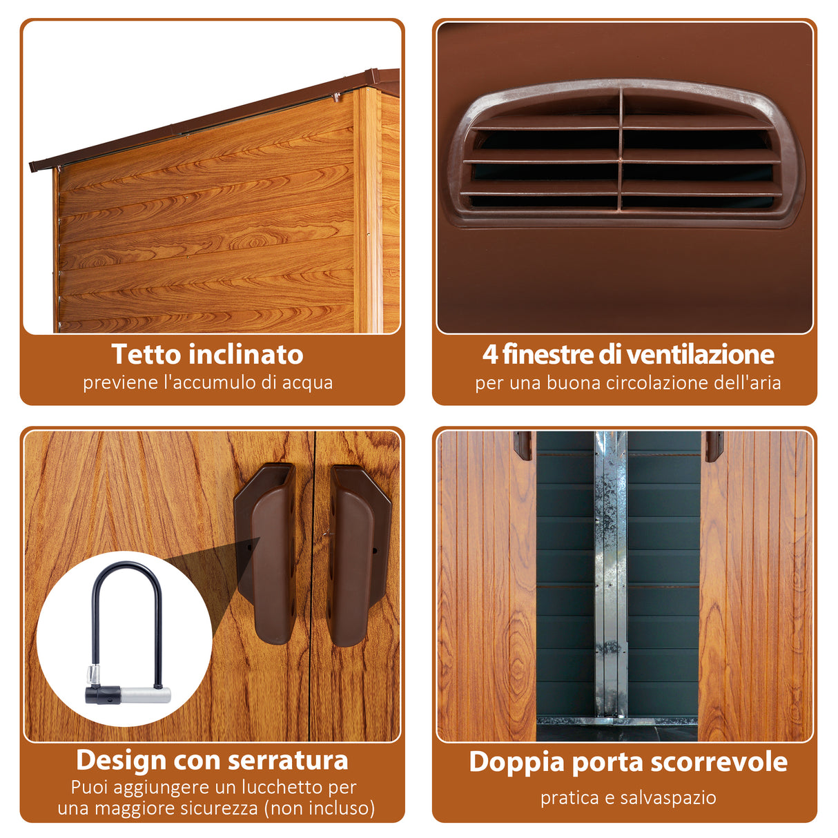 immagine-5-easycomfort-easycomfort-casetta-da-giardino-porta-attrezzi-in-acciaio-con-porte-scorrevoli-278x195x215cm-marrone