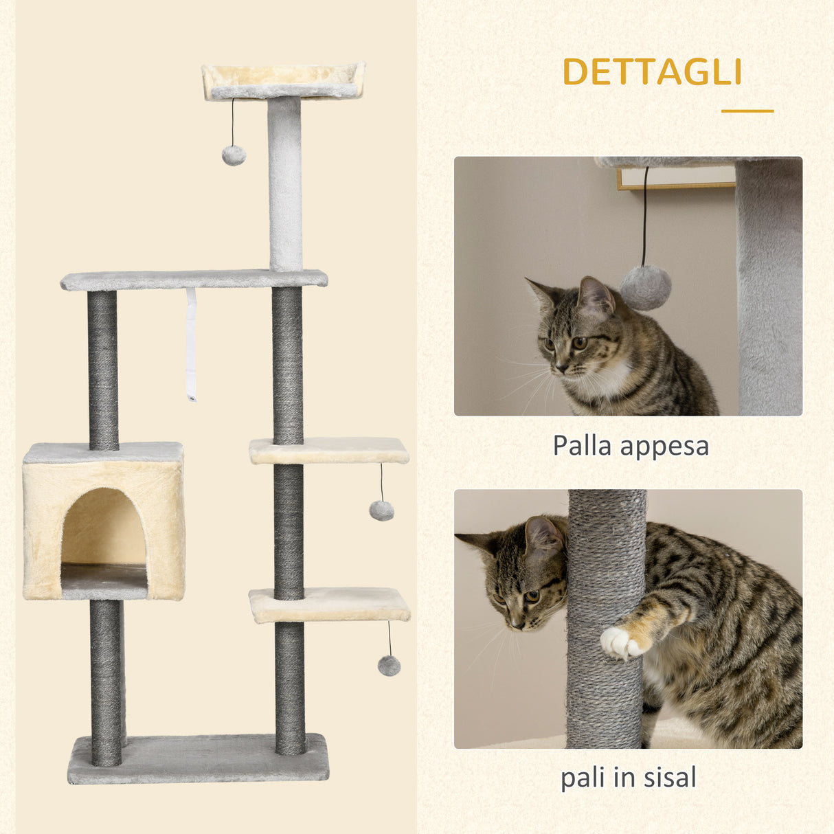 immagine-5-easycomfort-easycomfort-tiragraffi-per-gatti-alto-156cm-con-lettino-casetta-e-pali-tiragraffi-in-sisal