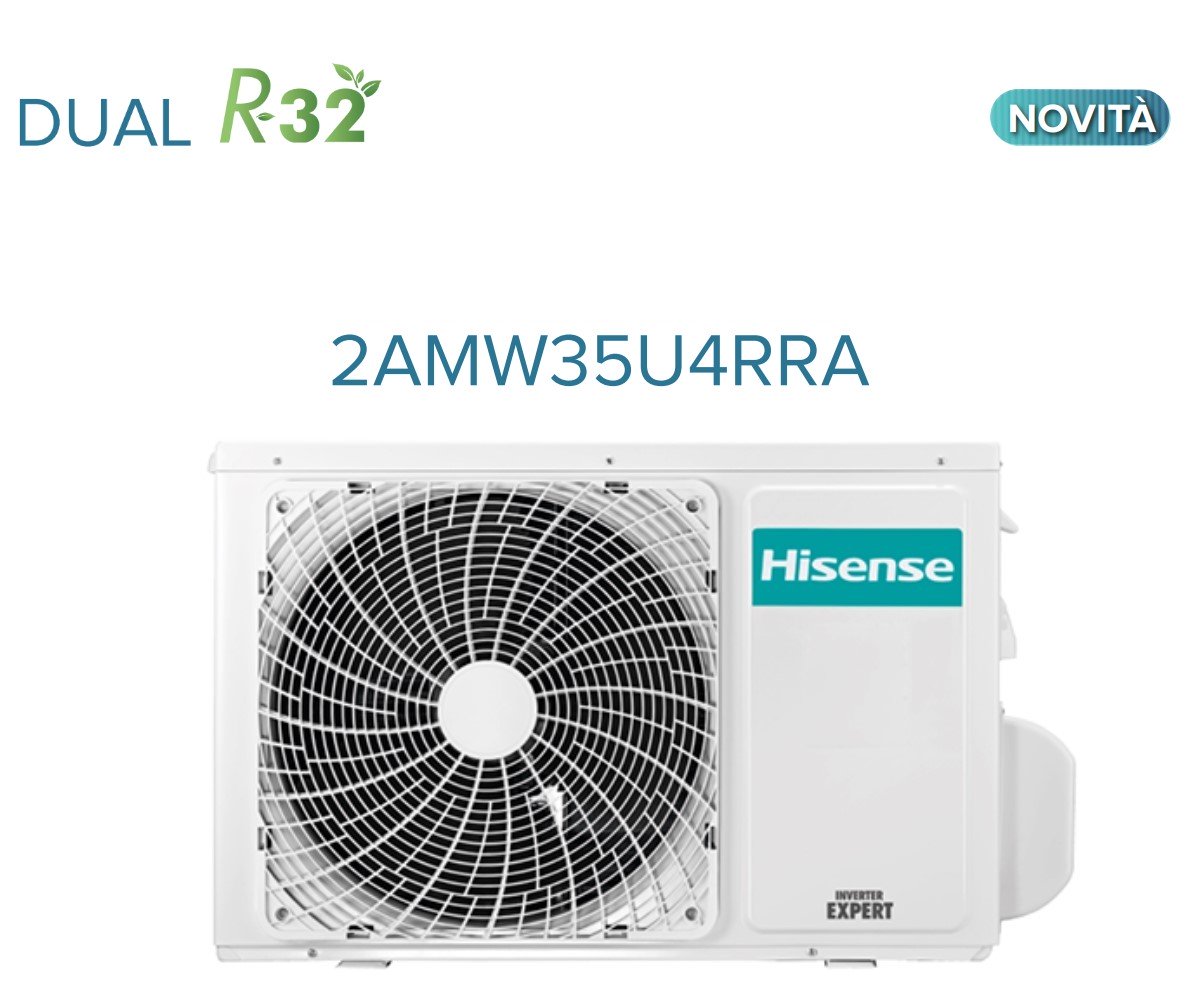 immagine-5-hisense-climatizzatore-condizionatore-hisense-dual-split-inverter-serie-new-comfort-57-con-2amw35u4rra-r-32-wi-fi-optional-50007000-novita-ean-8059657013293