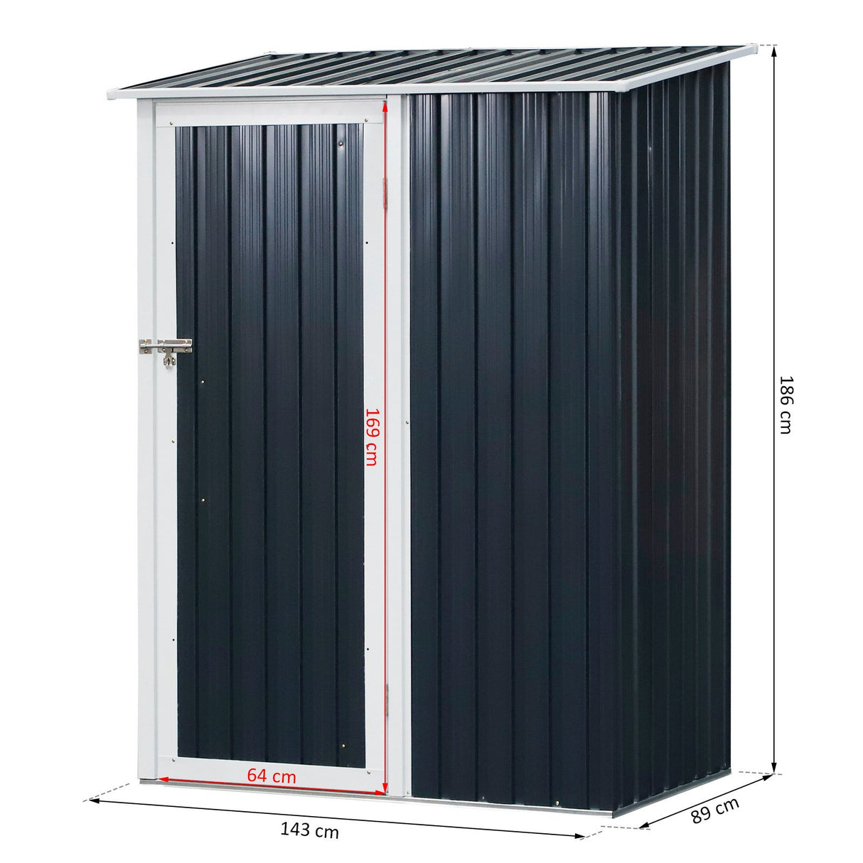 immagine-6-easycomfort-easycomfort-casetta-porta-attrezzi-capanno-in-acciaio-impermeabile-143cm-x-89cm-x-186cm-ean-8055776912073