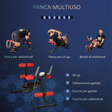 immagine-6-easycomfort-easycomfort-panca-per-addominali-2-in-1-panca-da-palestra-con-monitor-lcd-seduta-regolabile-e-bande-elastiche-117x46x70cm