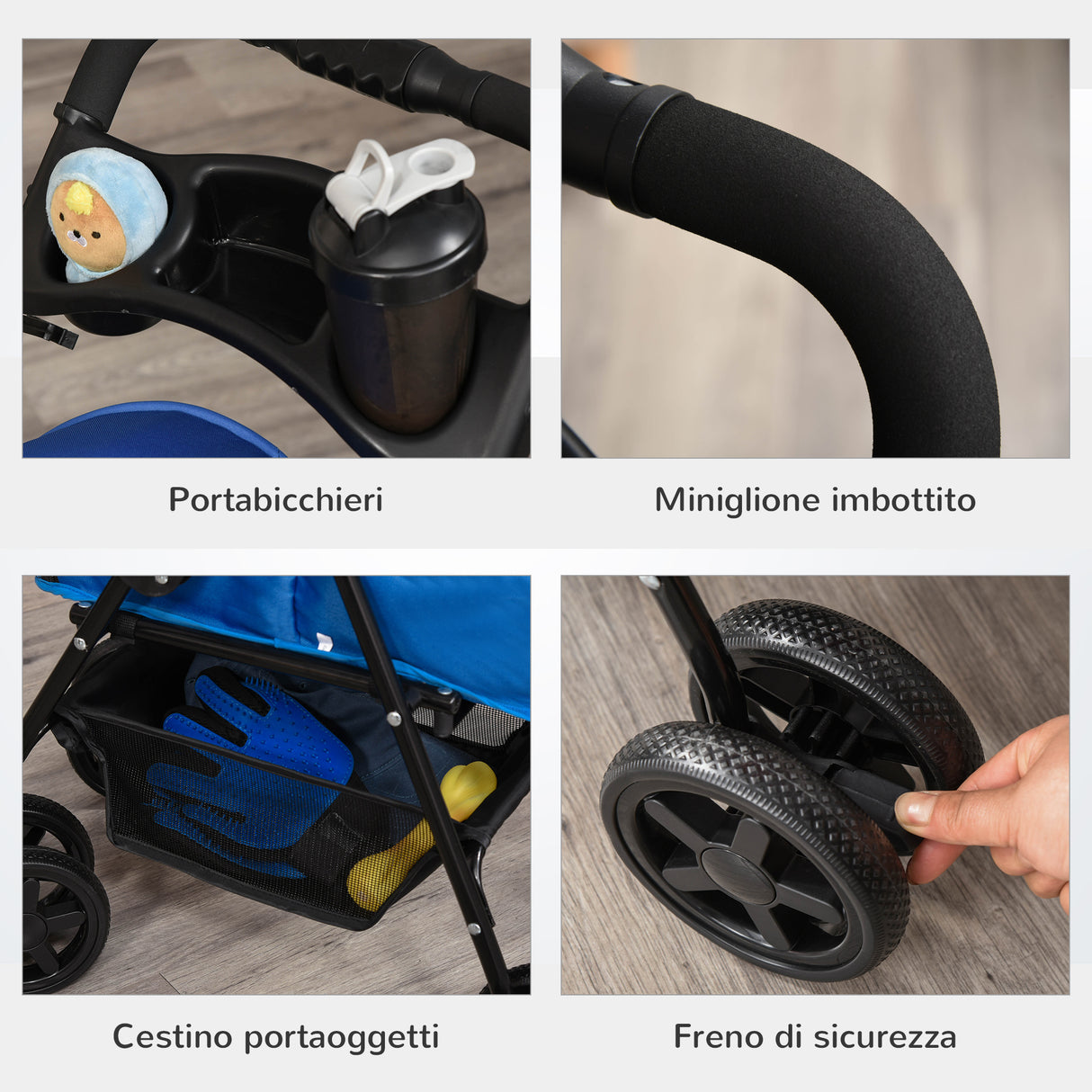 immagine-7-easycomfort-easycomfort-passeggino-per-cani-pieghevole-con-guinzaglio-di-sicurezza-e-cestino-portaoggetti-blu