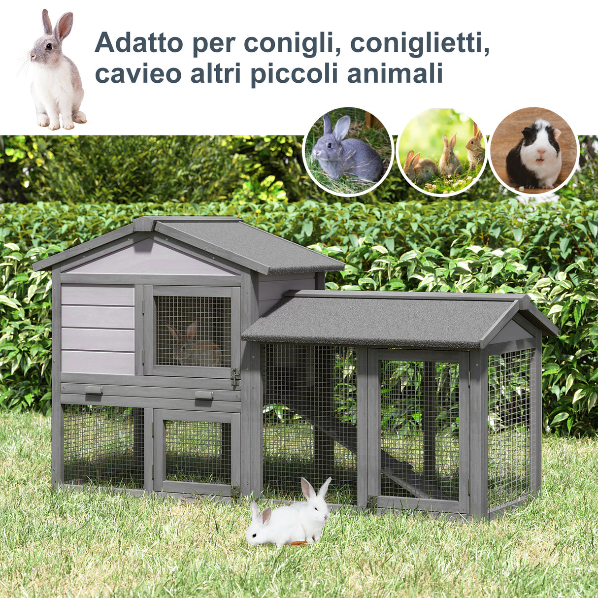 immagine-8-easycomfort-easycomfort-conigliera-in-legno-da-esterno-casetta-con-tetto-e-recinto-ean-8055776910048