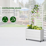 immagine-8-easycomfort-easycomfort-fioriera-rialzata-verticale-da-esterni-con-4-ruote-e-traliccio-per-viti-in-legno-76x30x155cm-bianca