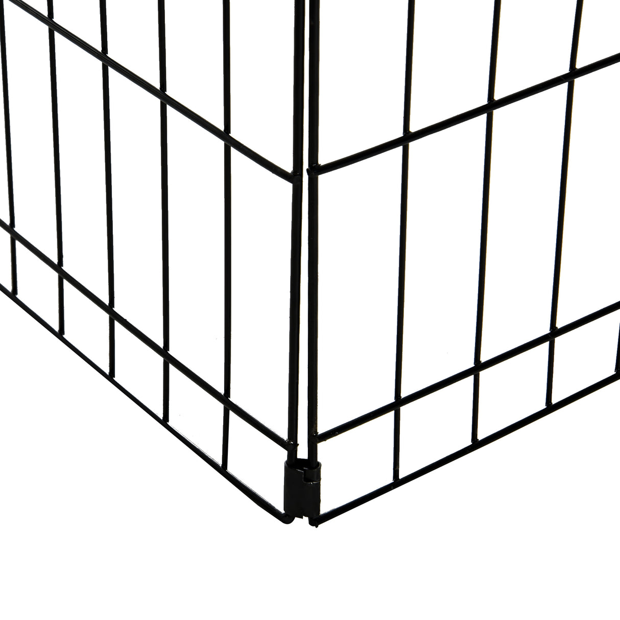 immagine-8-easycomfort-easycomfort-recinto-per-cani-da-esterno-box-gabbia-per-cani-gatti-cuccioli-roditori-recinzione-rete-8-pezzi-61-x-61cm-nero-ean-8054111840927