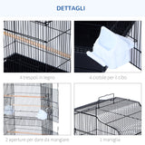 immagine-8-easycomfort-easycomfort-voliera-gabbia-per-uccelli-realizzata-in-filo-di-ferro-con-vassoio-47-5-x-36-x-91cm-nero-ean-8054111848817