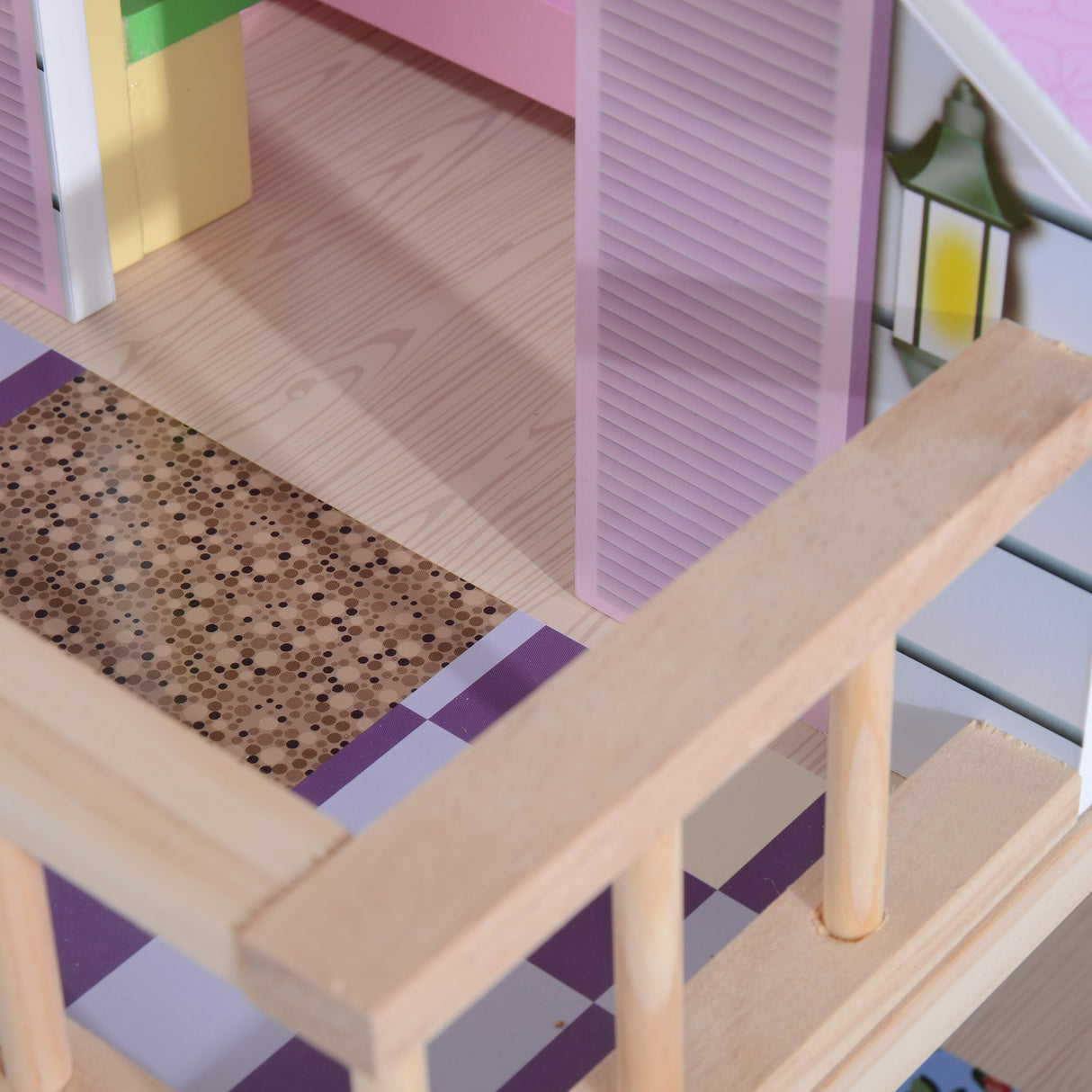immagine-9-easycomfort-easycomfort-casa-delle-bambole-per-bambini-3-anni-in-legno-di-pino-e-mdf-a-4-piani-con-13-accessori-rosa-60x30x80-cm