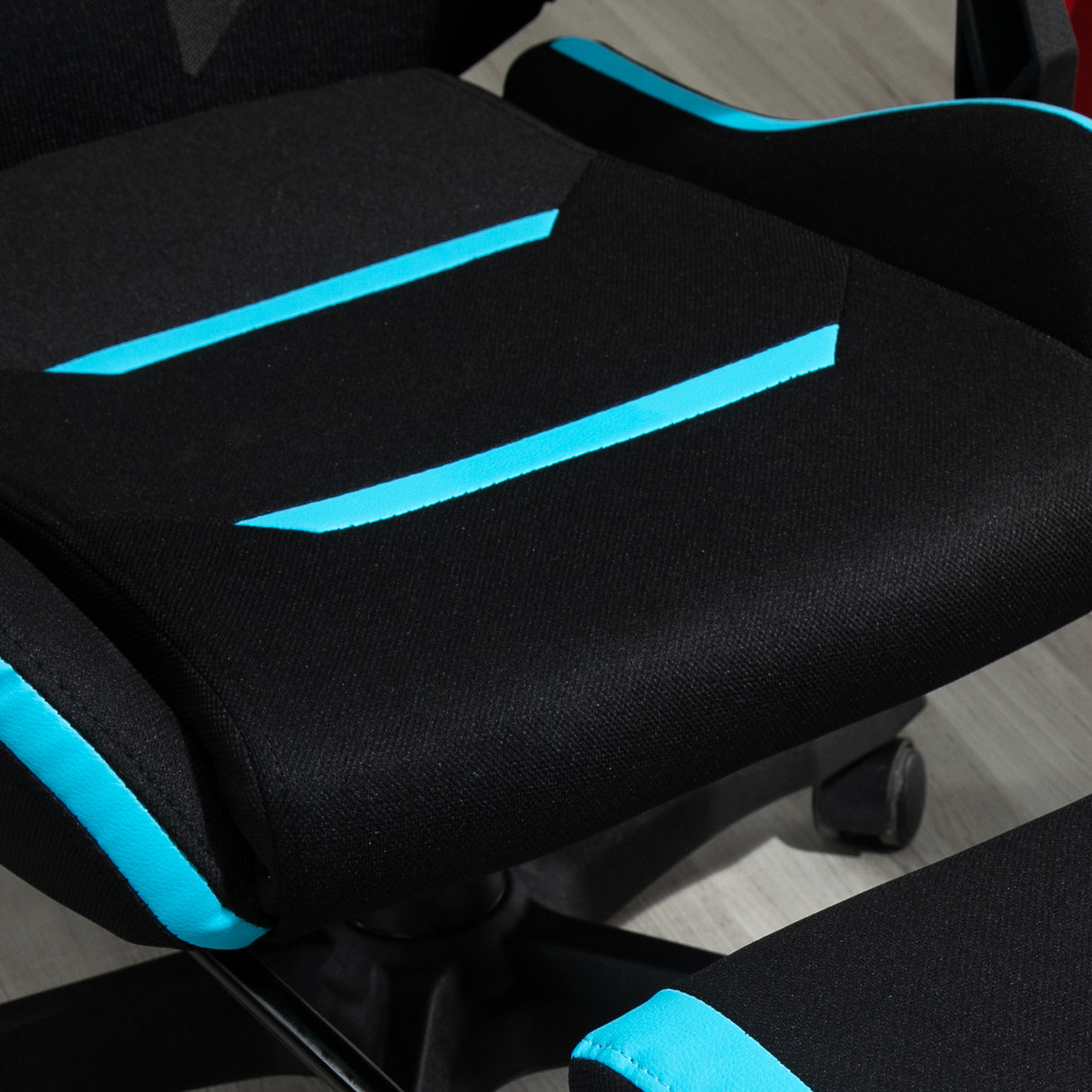immagine-9-easycomfort-easycomfort-sedia-da-gaming-con-supporto-lombare-sedia-ufficio-ergonomica-con-altezza-regolabile-in-tessuto-nero-e-blu-65x65x119-129cm